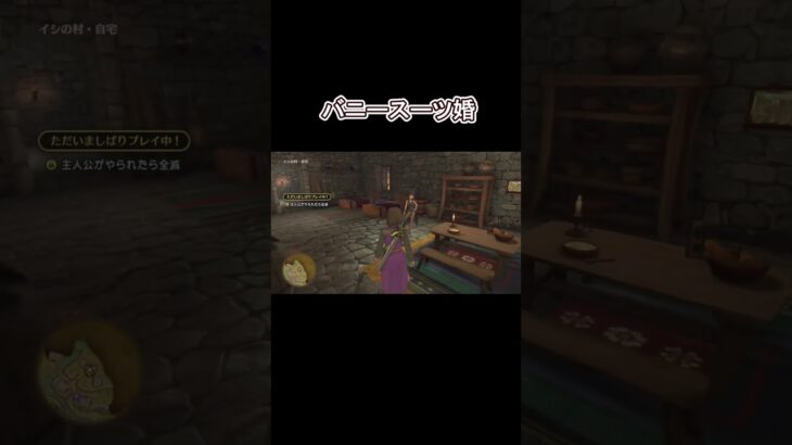 俺の嫁がバニースーツきたドスケベねぇちゃんな件　＃ドラクエ11　#short