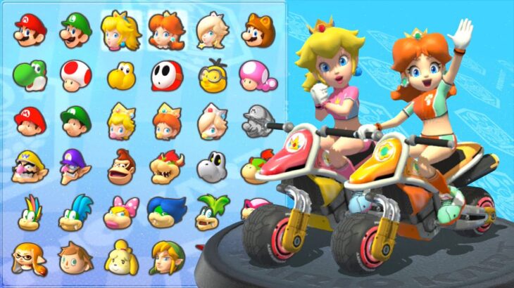 【マリオカート8デラックス】プリンセスがスタイルバイクスーツで疾走！魅力全開の勝利！Nintendo Switch のプレミア レーシング ゲーム