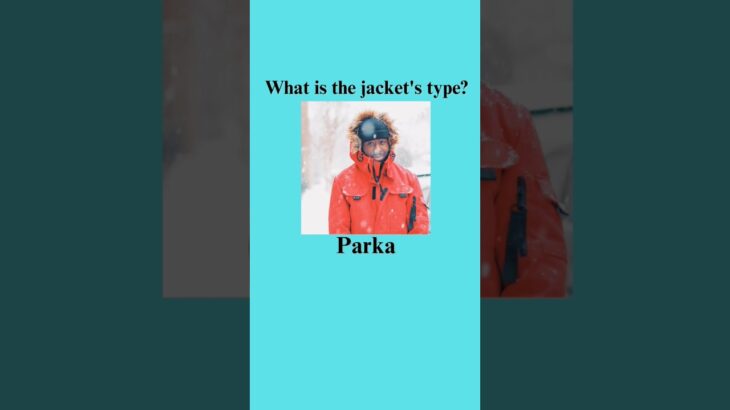 Can you name these jackets in English? #learnenglish #learn #english #vocabulary #jackets #shorts
