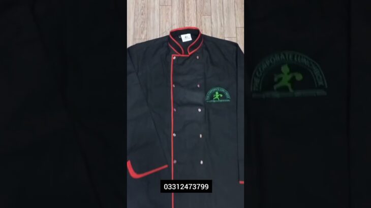 Customized chef jacket for restaurant, bakery & care uniform in Pakistan #uniformsupplier