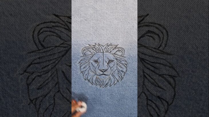 🦁Denim jacket painting🦁