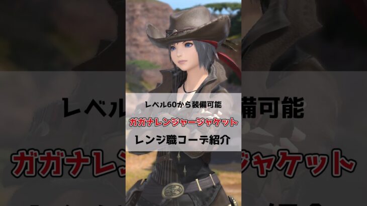 【FF14ミラプリ】ガガナレンジャージャケットを使ったレンジ職コーデ紹介#FF14 #黄金のレガシー #shorts