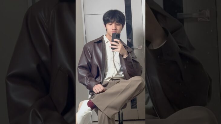 Fall outfit ideas with leather jacket #falloutfits #grwm #mensfashion #leatherjacket #ootd