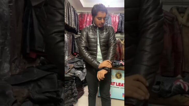 HAYAT LEATHER GARMENTS original leather ki jacket banwane k liye contact kare +919084084541