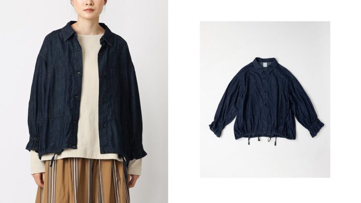 イギアJ　６オンスインディゴデニム8分袖ジャケット