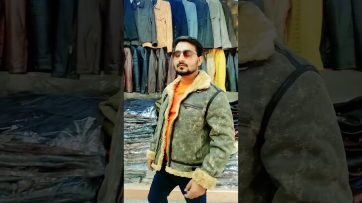 New stylish pilot jacket in Delhi Shoaib leather garment Mohammadpur//9871272217