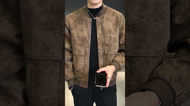 PUカジュアルジャケット（2color） M0280 #ファッションコーデ #mensfashion #メンズファッション