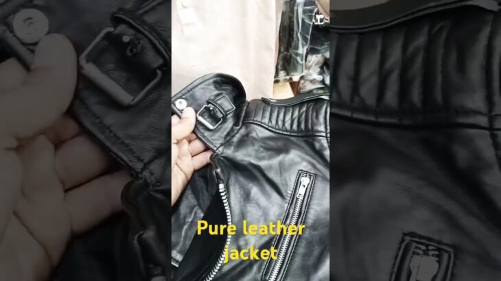 Pure leather jacket