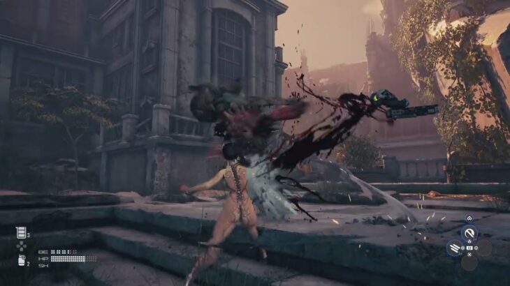 【スキンスーツで探索　防御力弱く雑魚敵でもボロボロ】Stellar Blade　ステラーブレイド【純系ビキニ衣装　ブルーモンスーンは中盤のオアシスステージまでほど遠く・・】　#スキンスーツ