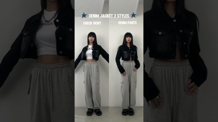 【TRIFLE】デニムジャケットって可愛いよね！🍂#shorts