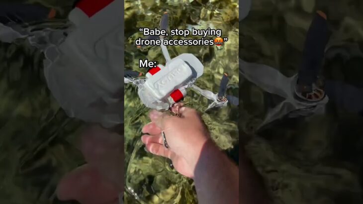 The OBUOY Life Jacket is a must-have accessory for drone! #DroneLife #OBUOY #DroneSafety #StayAfloat