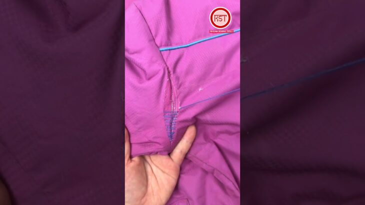The sleeve hole of the down jacket is slit, it is very convenient to sew it back to normal