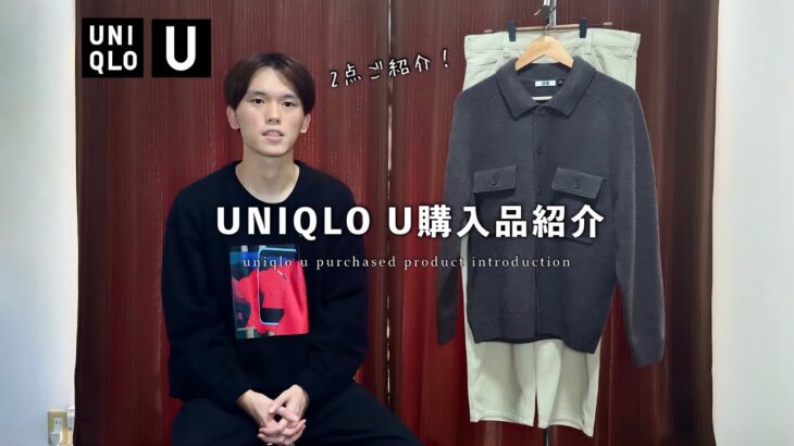 【UNIQLO U】ユニクロU購入品紹介(ラムニットジャケット・ワイドフィットカラージーンズ)