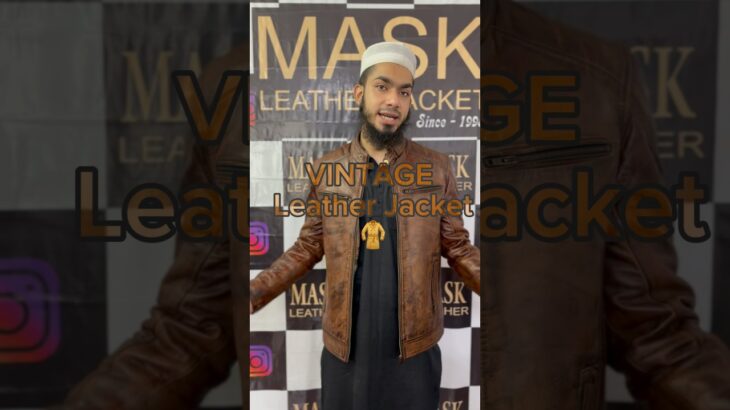 VINTAGE LEATHER JACKET | DELHI | #leatherjackets #fashion #trending #VINTAGEJACKET