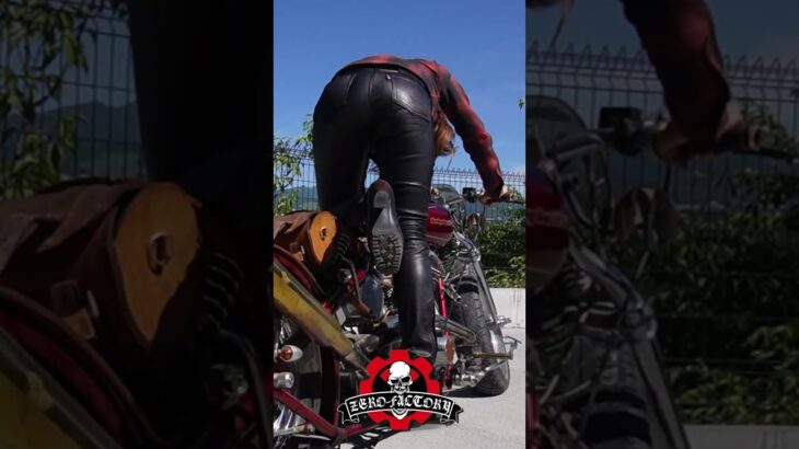 ZIP付きのオンブレージャケット#harleydavidson #silverjewelry #shirt #jacket #バイク女子　 #ゼロファクトリー