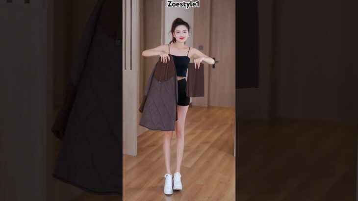 Autumn Winter Splicing Sweater Women Jacket Long Sleeves Hooded Loose Knitted Sweater @ZoeStyle1