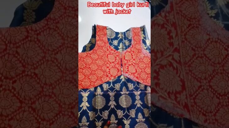 Beautiful dress design from old dupatta, kurti design with jacket #starboutique #puffsleevesdesign