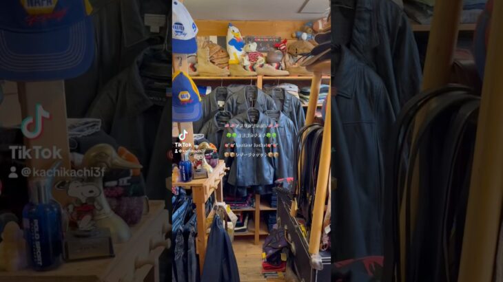 【Black Leather Jacket】今時期ぴったりの良質レザージャケット入荷～　#us古着 #古着屋 #古着とsdgs #fashion #古着 #thrift #automobile