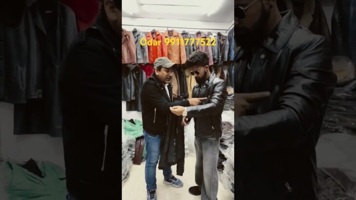 Cheapest leather jacket 🧥 real leather garment shop number A 39mo 9911777522