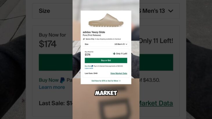 Crazy UNDER market steal on Yeezy Slides 🥴