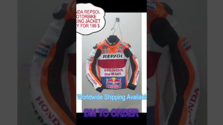 Honda Repsol Motorbike Racing Jacket Only For 199$ 👈 | Free Shipping ✈️ | #motogp #sale #motovlog