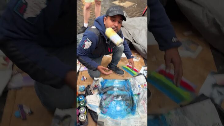 I Asked A Street Artist To Paint My Real Leather Jacket #rome #art