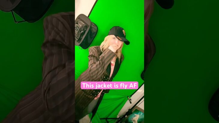 I bought a gangster jacket for men and converted it. 🤣 #fly #fashion