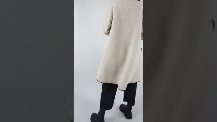 Made in Italy Sandbar Whipstitch Waterfall Jacket Oatmeal