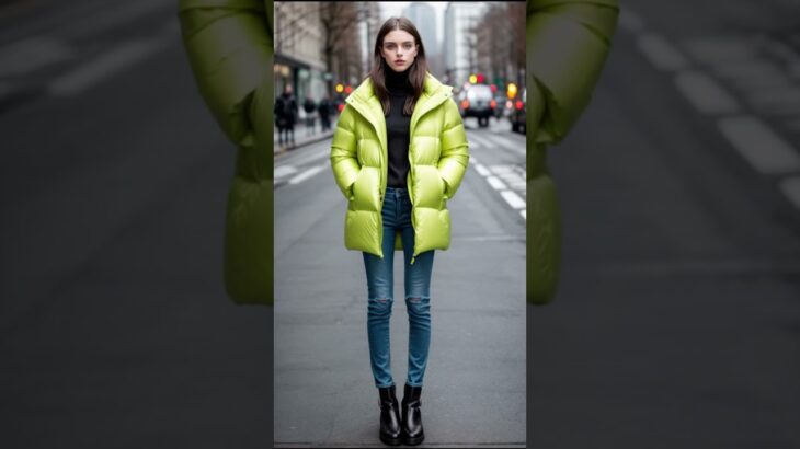 Oversized Puffer Jacket with Skinny Jeans #datelook #stylingbook  #beauty