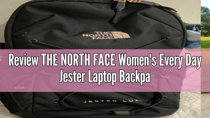 Review THE NORTH FACE Women’s Every Day Jester Laptop Backpack, TNF Black/Burnt Coral Metallic, One