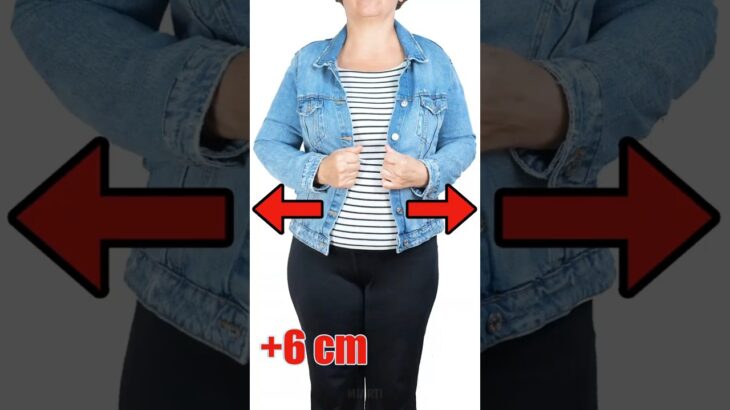 Secret to Upsize a tight denim jacket! Miarti 🧵✂️