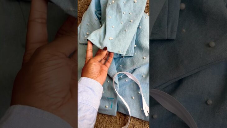 Sewing A Denim Skirt & Jacket Fall  1950! #sewingprojects #vintage #denim #diyfashion #slowfashion