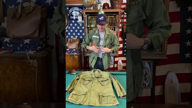 Vintage Jungle Jacket: Timeless Military Style for Sale  #vintageapparel