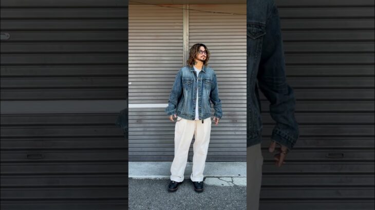 大人のデニムジャケットコーデ。#古着コーデ #古着コーデ #古着 #コーデ #コーディネート #carhartt #shots #ミリタリー #大人コーデ #tシャツ #1週間コーデ