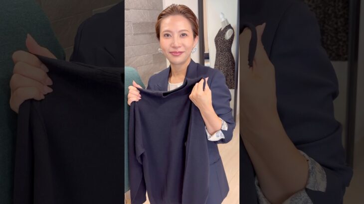 【ジャケットとのインナーに】今年もモックネック登場#shorts