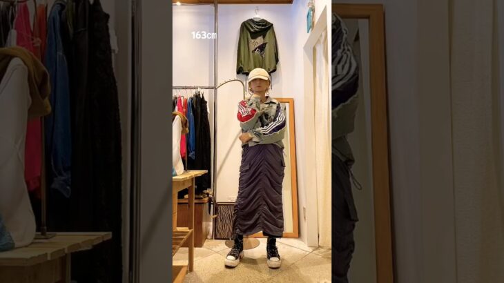 秋コーデ#デニムジャケット#ファッション#セレクトショップ#新作#ジャンスカ