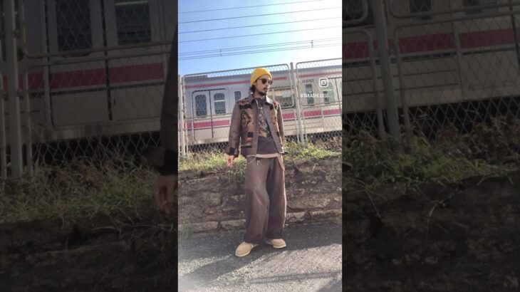 秋の#ブラウンコーデ 🍃🍂🍁#レザージャケット #ストリートファッションコーデ #美容師コーデ #30代コーデ #30代ファッション #大人ファッション #大人カジュアル  #大人コーデ