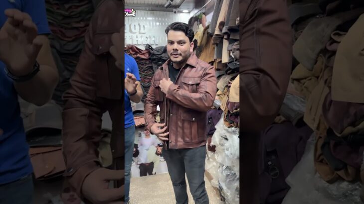 Bahrain🇧🇭se direct aaye Hmare pyare customer Leather Jacket lene😍Order now-7303182024, 9818243717