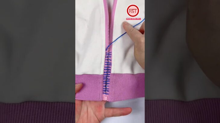 Don’t throw away your jacket if its zipper is broken, sew it like this