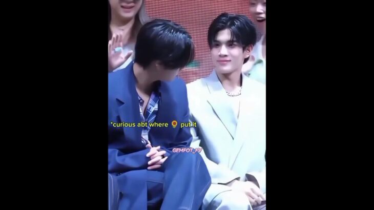 Gem putting his hand inside Fot’s jacket 😳 Gem is wilding these days 🫣 #geminifourth