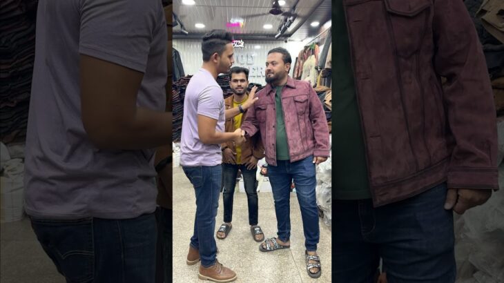 Indore 900km dur se aay Suede Leather Jacket lene😍Order Now-7303182024, 9818243717 #new #indore