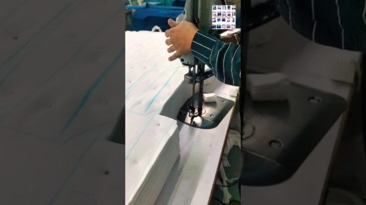 Jacket cutting panel #machine #stitch_place