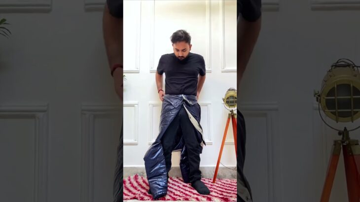 Long jacket hack #mensfashion #fashionhacks #dailyshorts