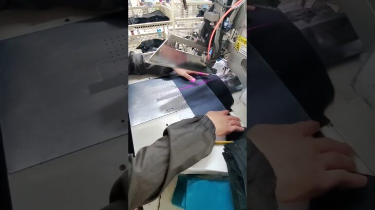 Rim pocket for jacket stitching by auto machine