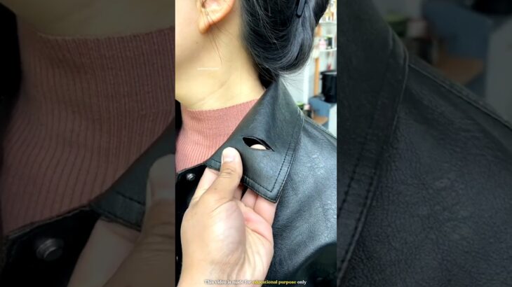 The most amazing way to repair a torn jacket
