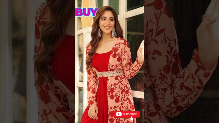 UntitledJanasya Women’s Georgette Fit and Flare Maxi Dress & Jacket