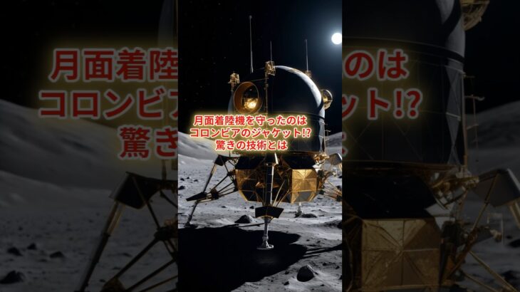 月面着陸機を守ったのはコロンビアのジャケット!? 驚きの技術とは