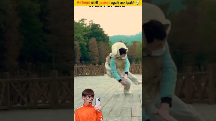 Airbags वाली jacket पहली बार देखोगे 🤯😱 l #shorts