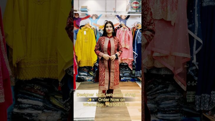 Beautiful Kashmiri kani winter  Ready made jacket suit ✨ Order now: WhatsApp 7451043773