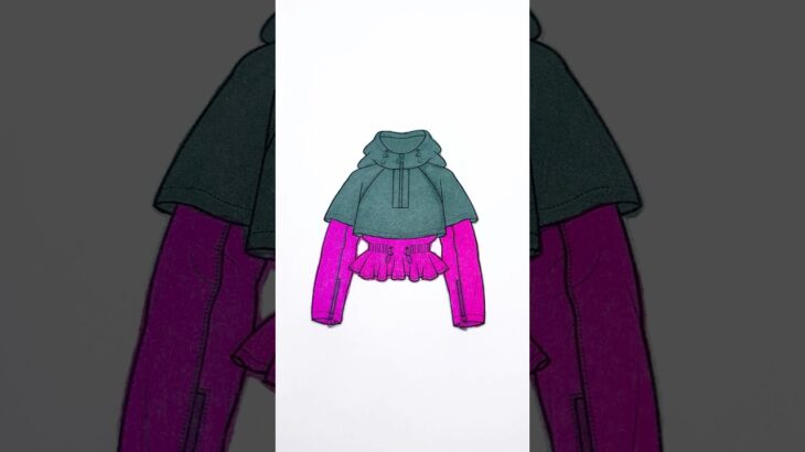 How to color jacket 🧥 #art #shorts #youtubeshorts #love #life #beautiful #cute #zoonomaly